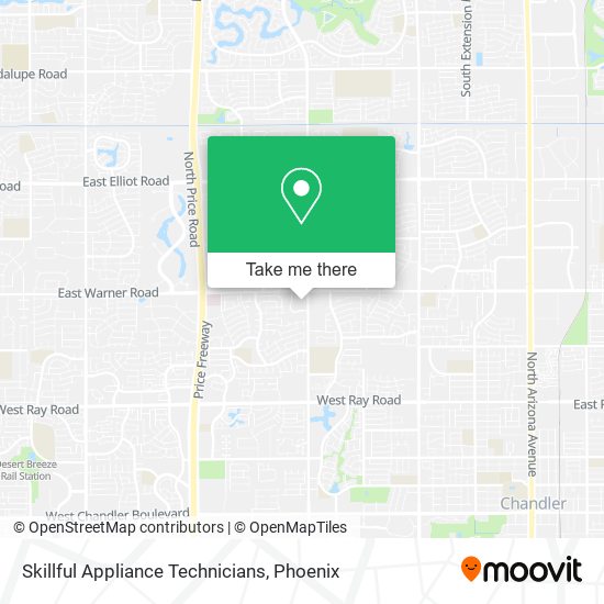 Skillful Appliance Technicians map