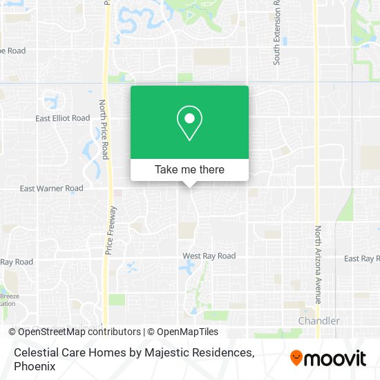 Celestial Care Homes by Majestic Residences map