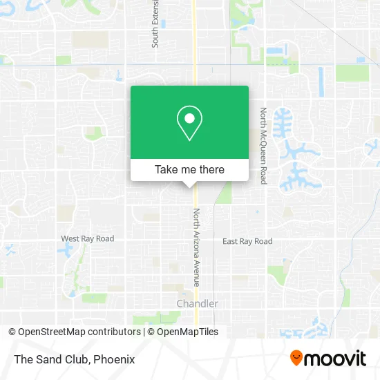 The Sand Club map