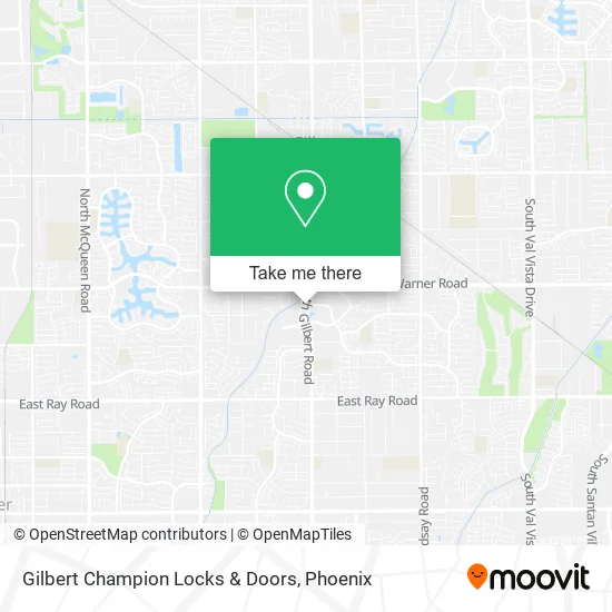 Gilbert Champion Locks & Doors map