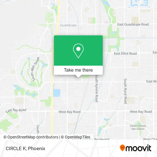CIRCLE K map