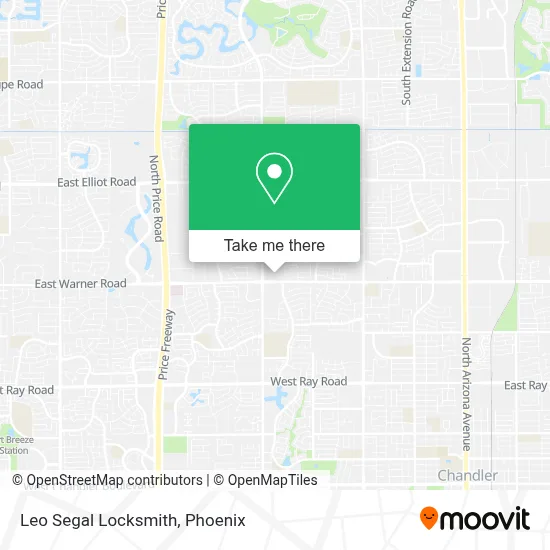 Leo Segal Locksmith map