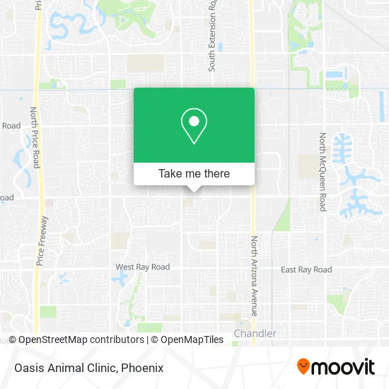 Oasis Animal Clinic map