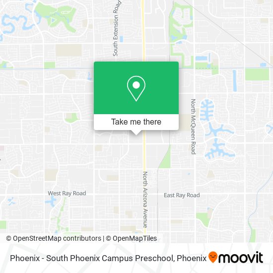 Mapa de Phoenix - South Phoenix Campus Preschool