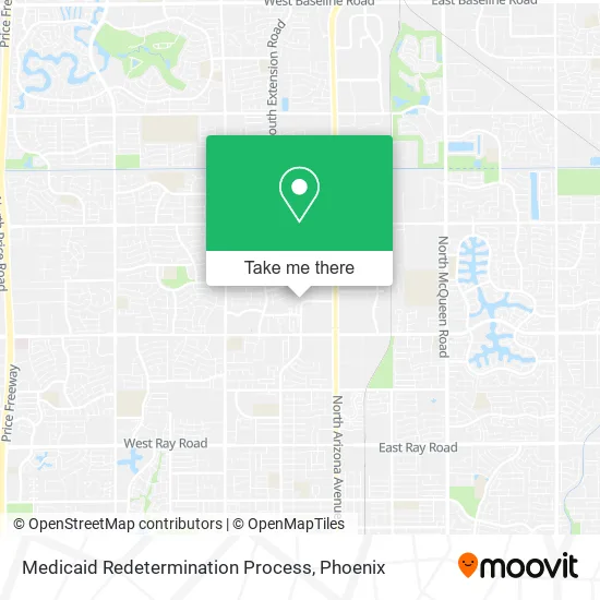 Mapa de Medicaid Redetermination Process