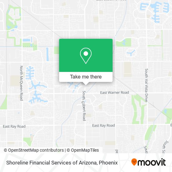 Mapa de Shoreline Financial Services of Arizona