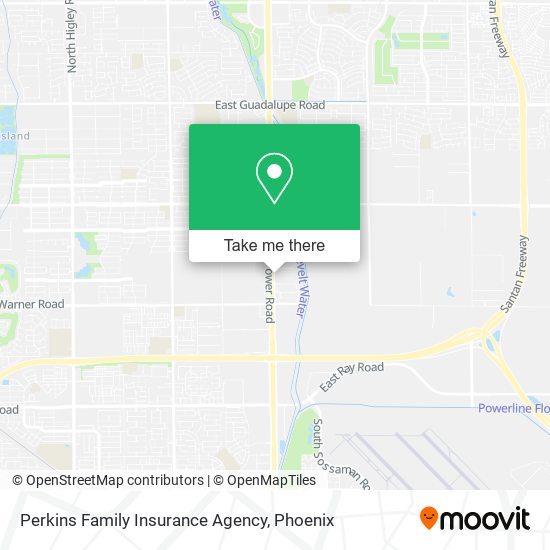 Mapa de Perkins Family Insurance Agency