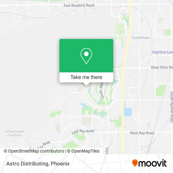 Astro Distributing map