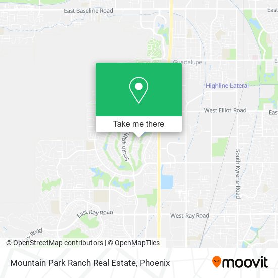 Mountain Park Ranch Real Estate map