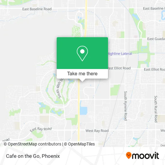 Cafe on the Go map