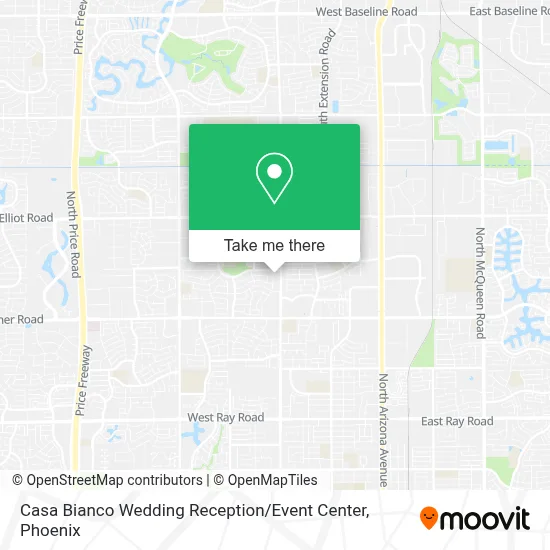 Casa Bianco Wedding Reception / Event Center map