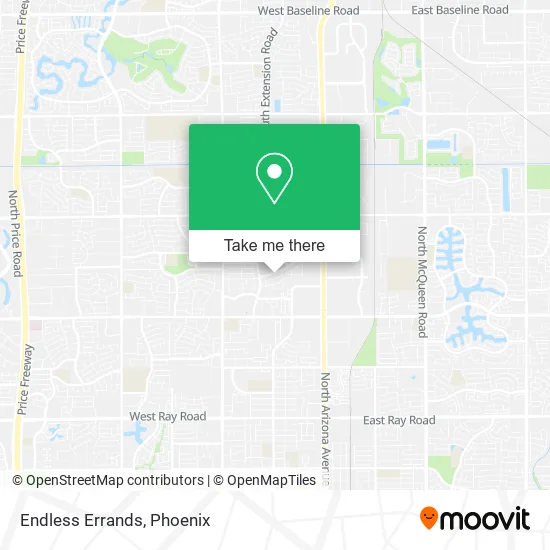 Endless Errands map
