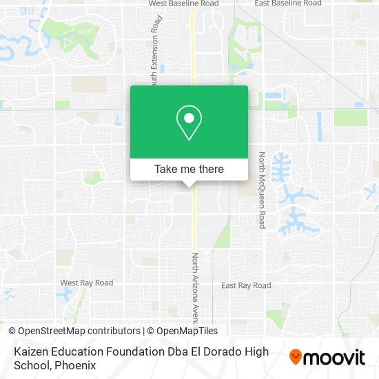 Kaizen Education Foundation Dba El Dorado High School map