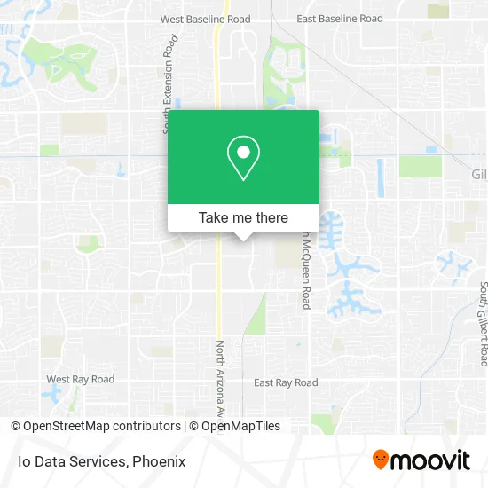 Mapa de Io Data Services