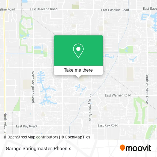 Garage Springmaster map