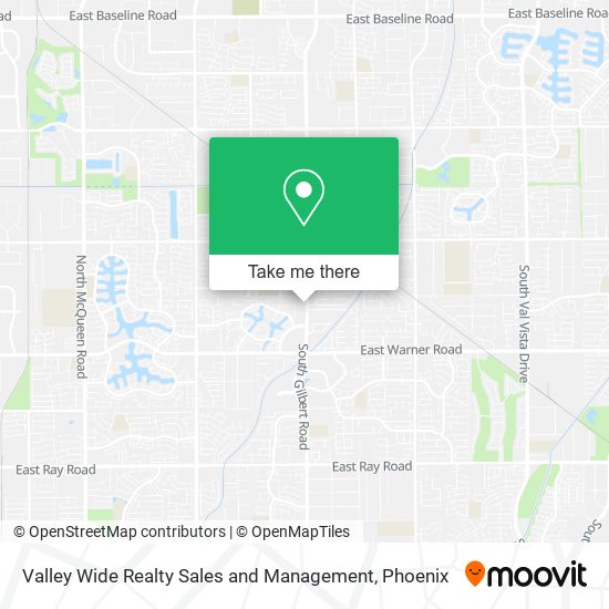 Valley Wide Realty Sales and Management map