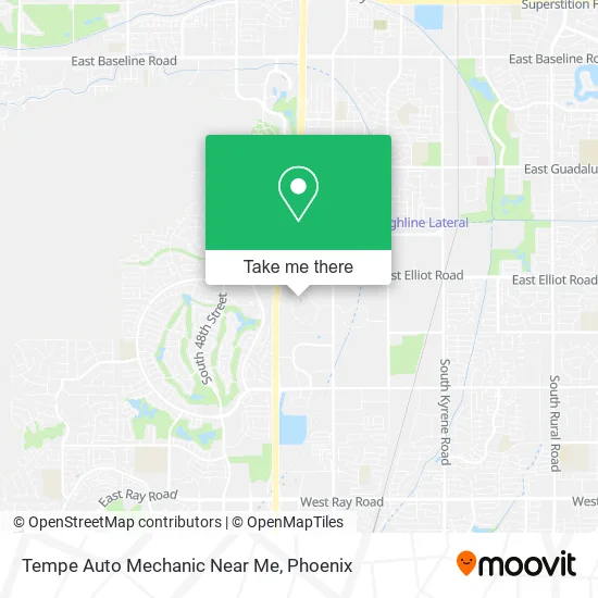 Tempe Auto Mechanic Near Me map