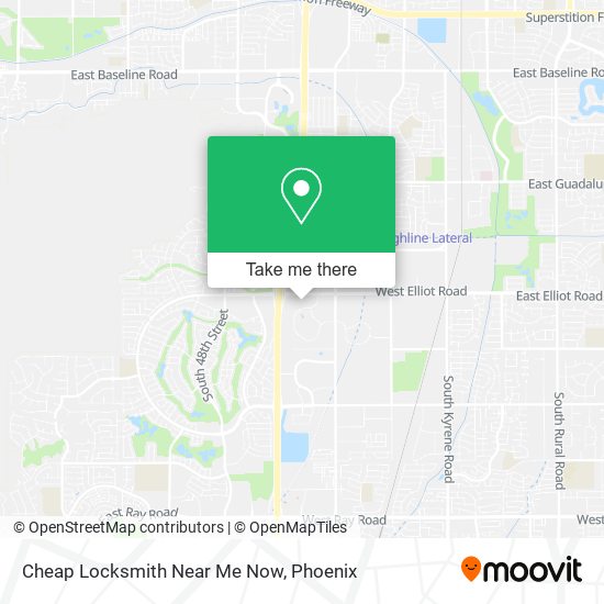 Mapa de Cheap Locksmith Near Me Now