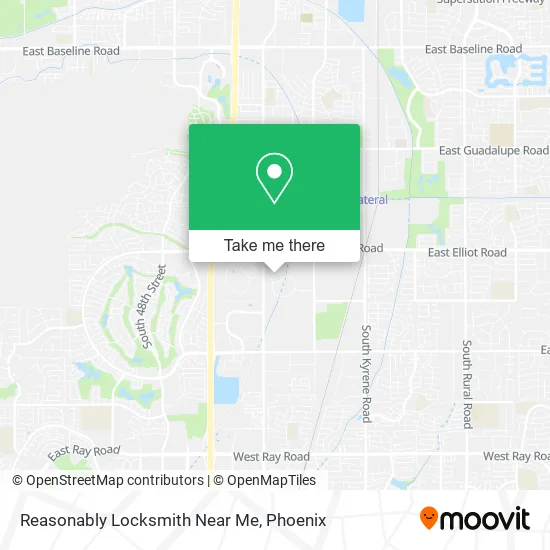 Reasonably Locksmith Near Me map