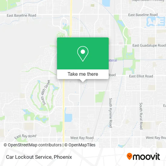 Car Lockout Service map