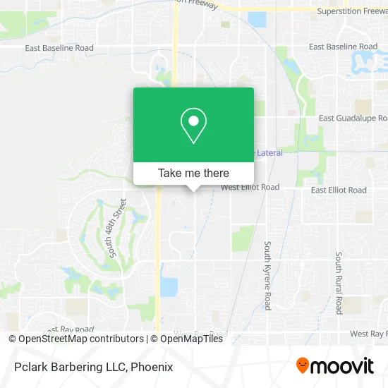 Pclark Barbering LLC map