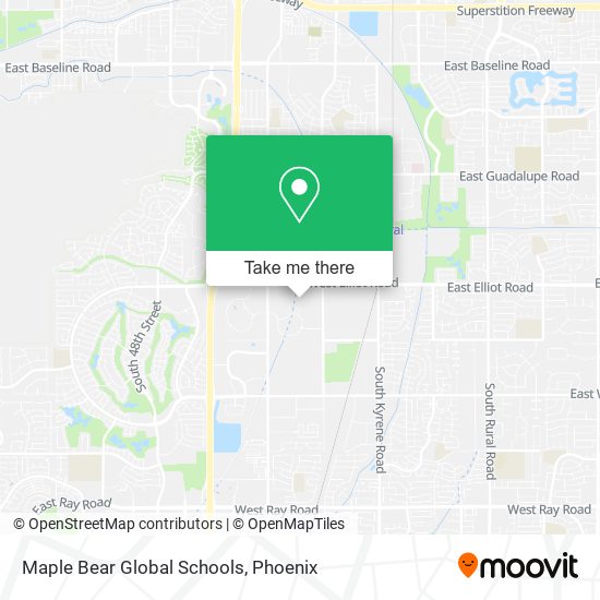 Maple Bear Global Schools map