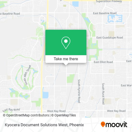 Mapa de Kyocera Document Solutions West