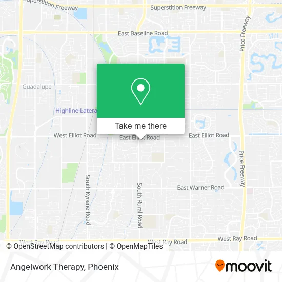 Angelwork Therapy map