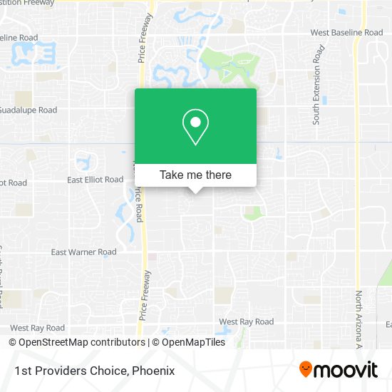 1st Providers Choice map