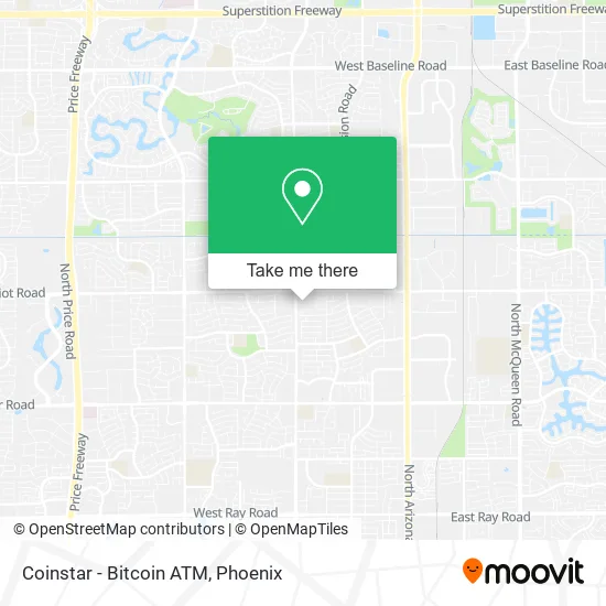 Coinstar - Bitcoin ATM map