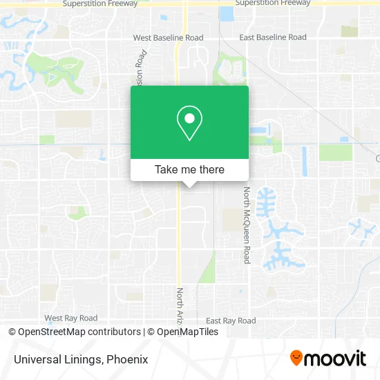 Universal Linings map