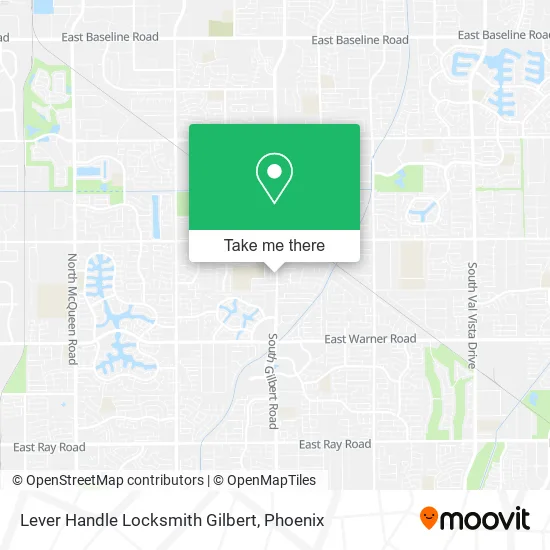 Lever Handle Locksmith Gilbert map