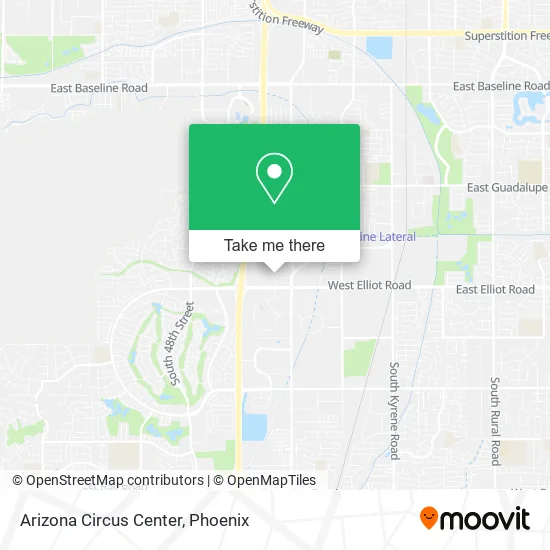 Arizona Circus Center map