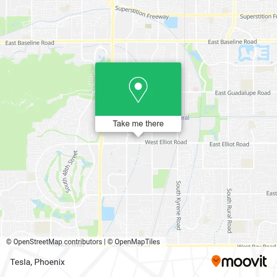 Tesla map