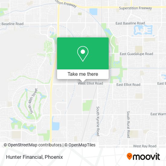 Hunter Financial map