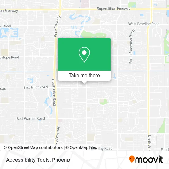 Accessibility Tools map