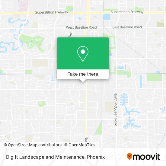 Dig It Landscape and Maintenance map