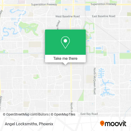 Angel Locksmiths map
