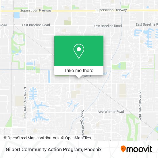 Mapa de Gilbert Community Action Program