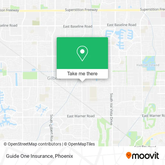 Guide One Insurance map
