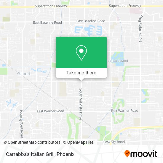 Mapa de Carrabba's Italian Grill