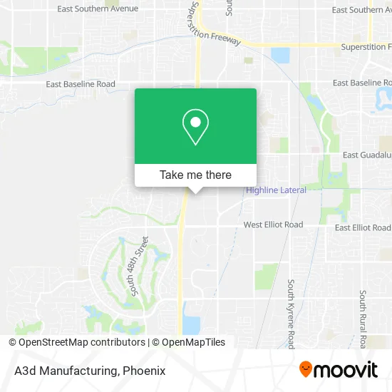 A3d Manufacturing map