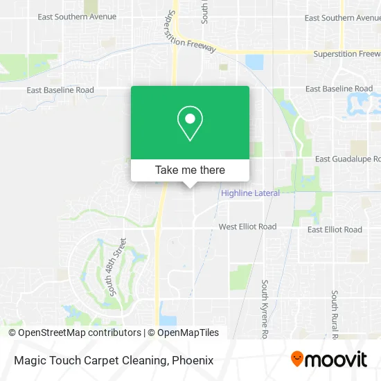 Magic Touch Carpet Cleaning map
