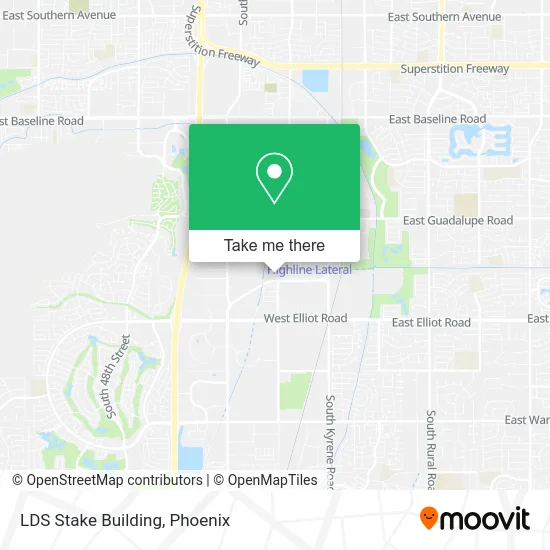 LDS Stake Building map