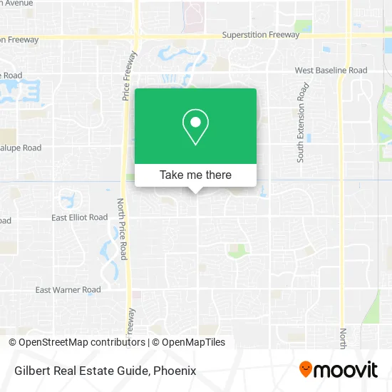 Gilbert Real Estate Guide map