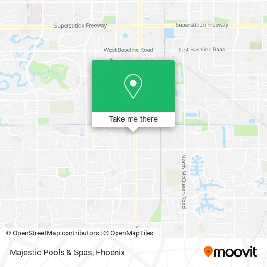 Mapa de Majestic Pools & Spas