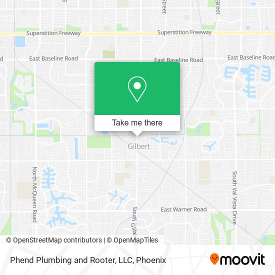 Mapa de Phend Plumbing and Rooter, LLC