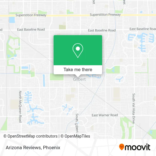 Arizona Reviews map