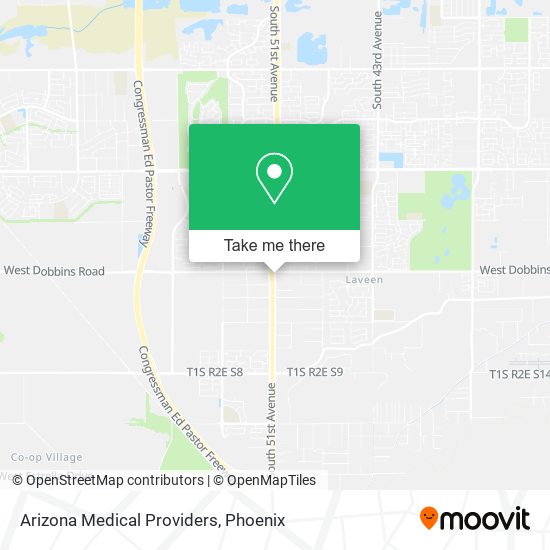 Arizona Medical Providers map