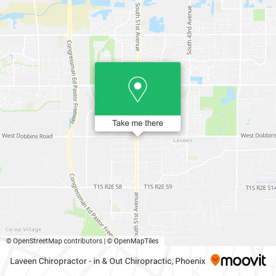 Mapa de Laveen Chiropractor - in & Out Chiropractic
